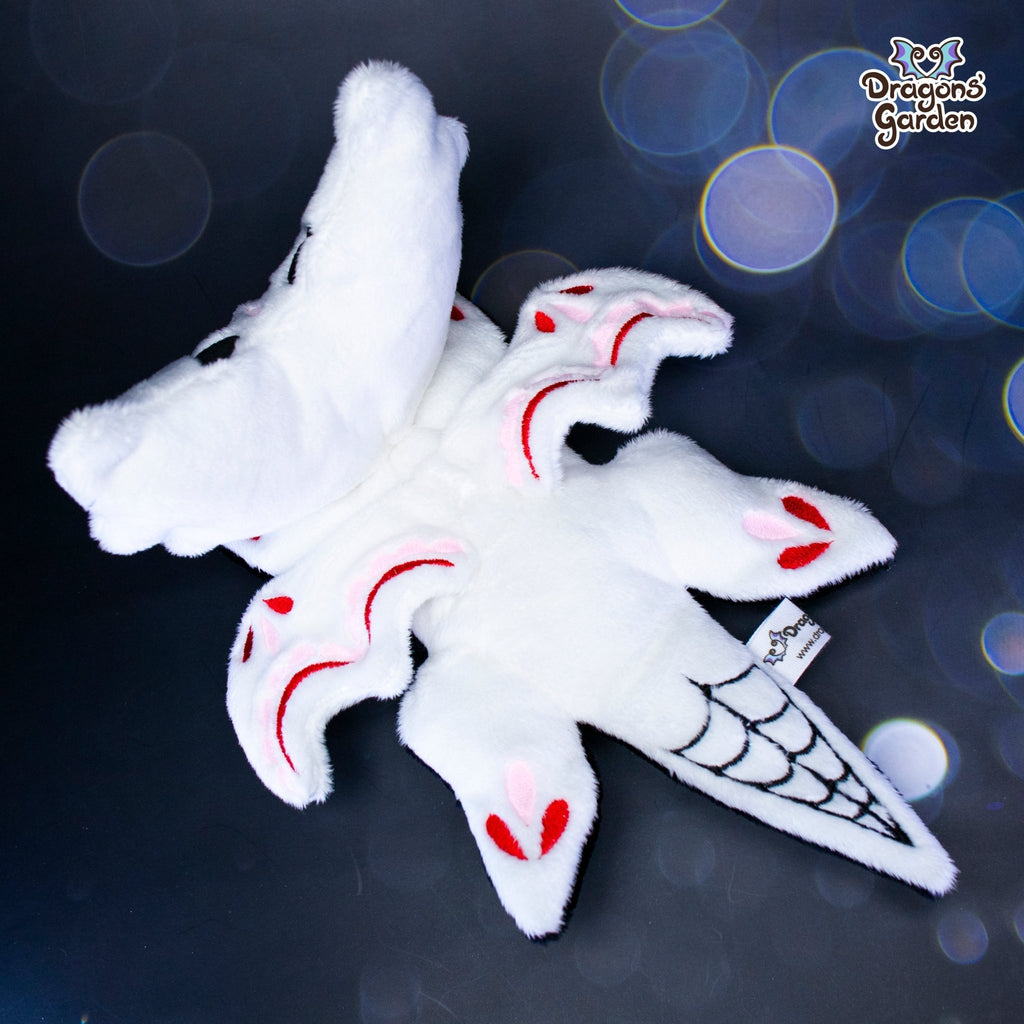 Red Sugar Skull Jumbo Dragon Plushie (Glow in the Dark) - Dragons' Garden - Plushie *Limited Edition