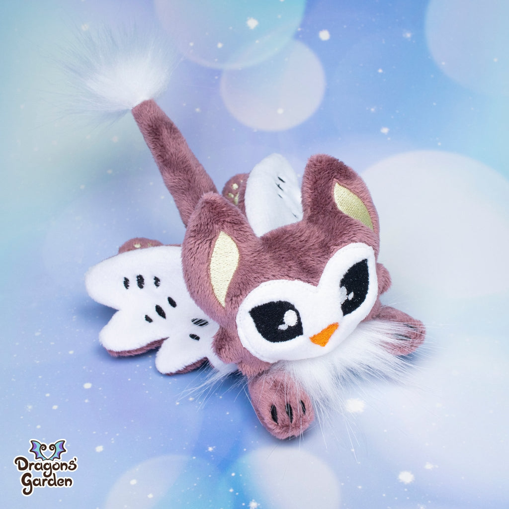 Rose Brown Griffin Chick Plushie - Dragons' Garden - Plushie