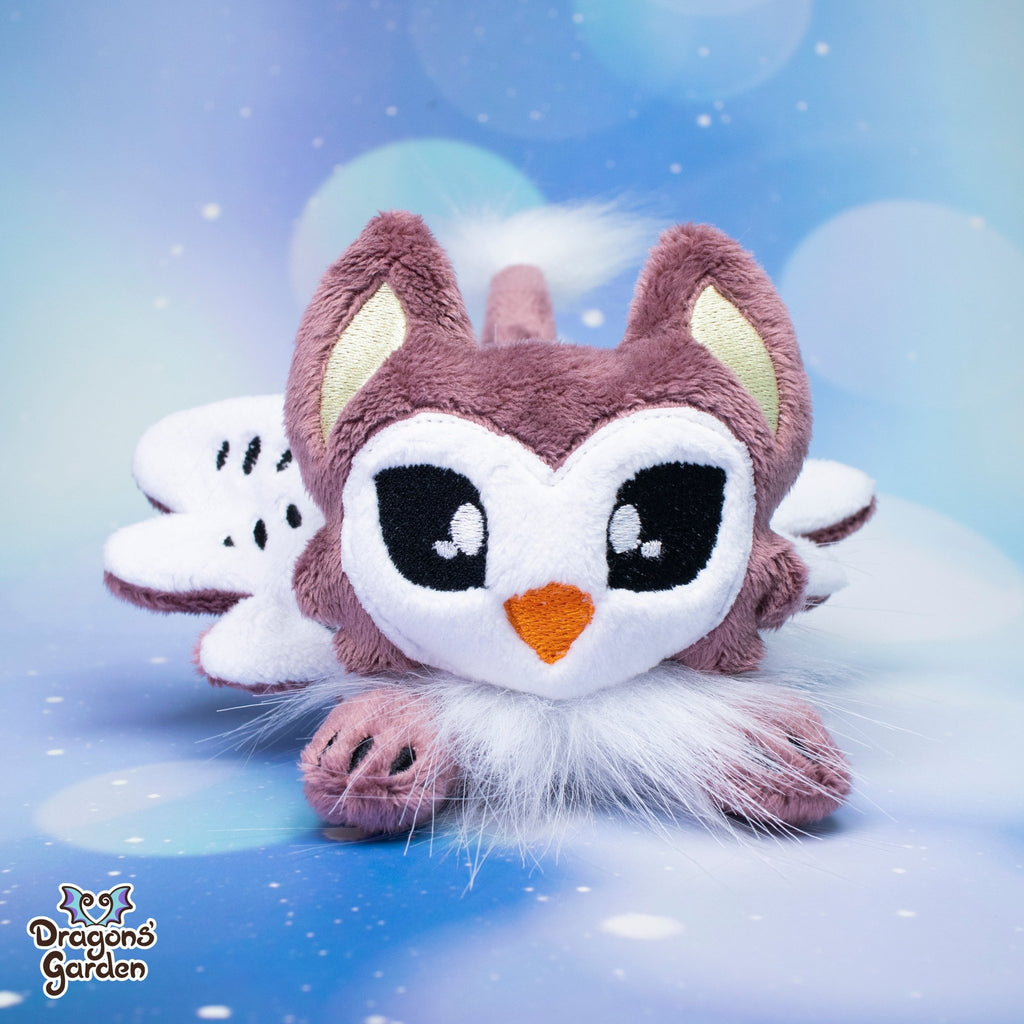 Rose Brown Griffin Chick Plushie - Dragons' Garden - Plushie