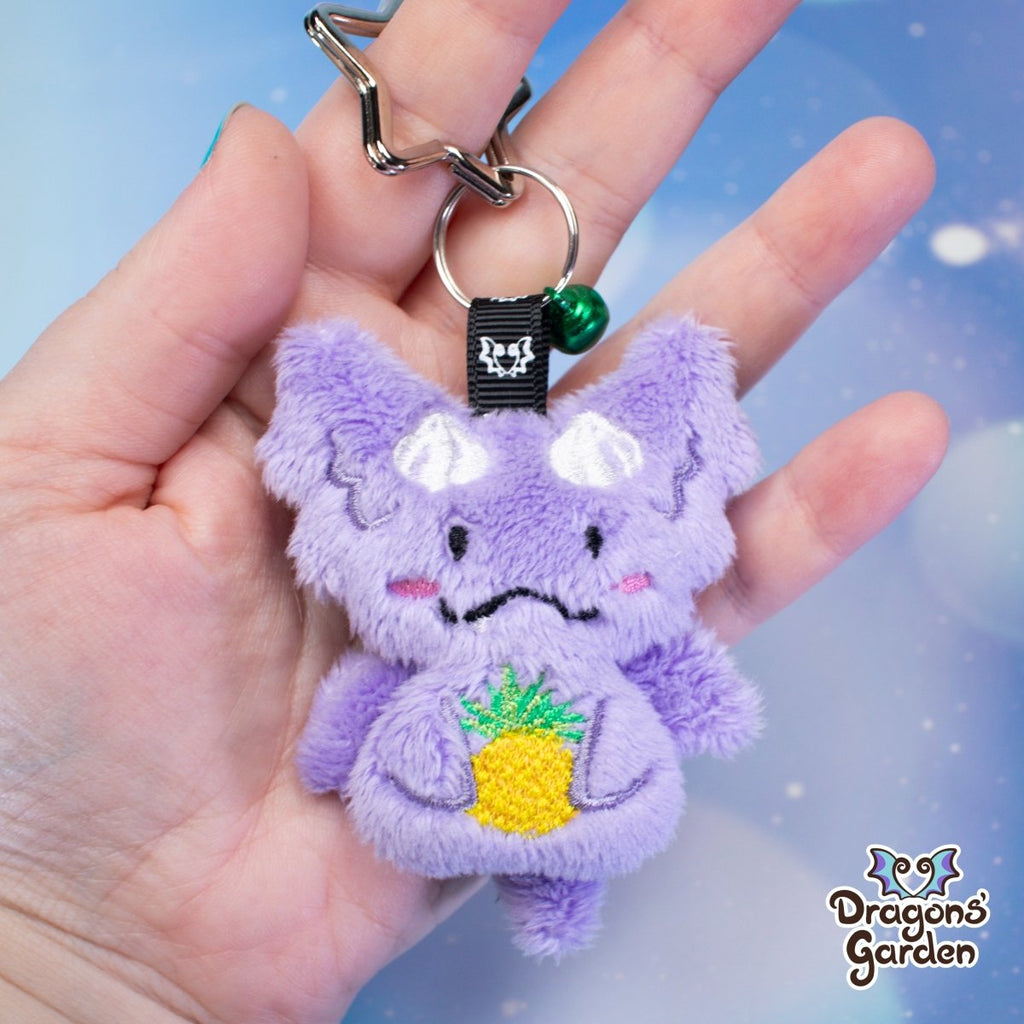 Pineapple Dragon Keychain