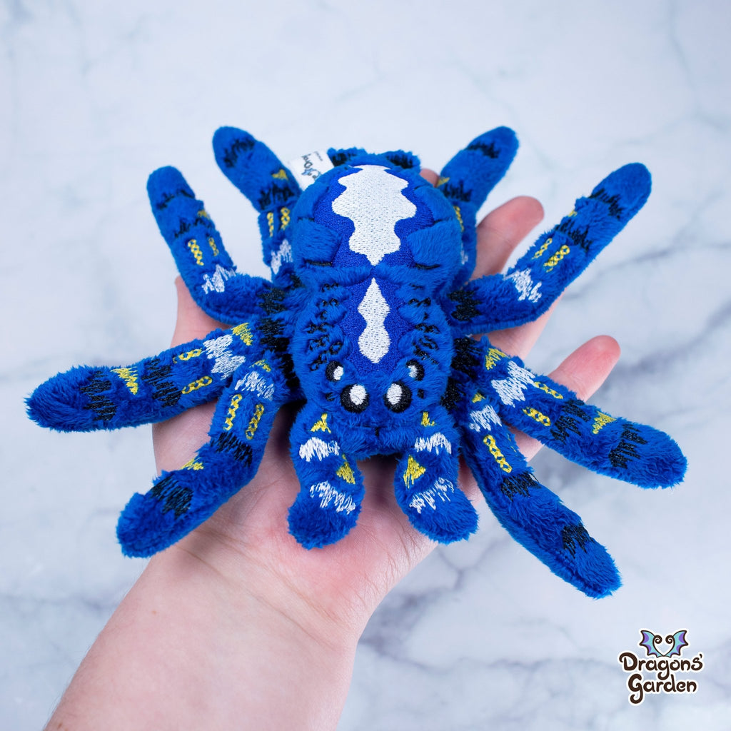 Tarantula Plush - Dragons' Garden - Gray/Black - Plushie