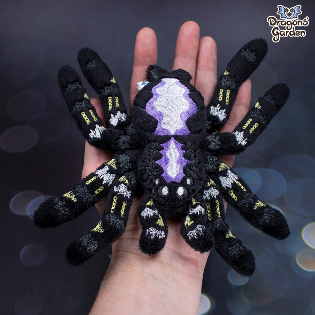 Tarantula Plush - Dragons' Garden - Black - Plushie