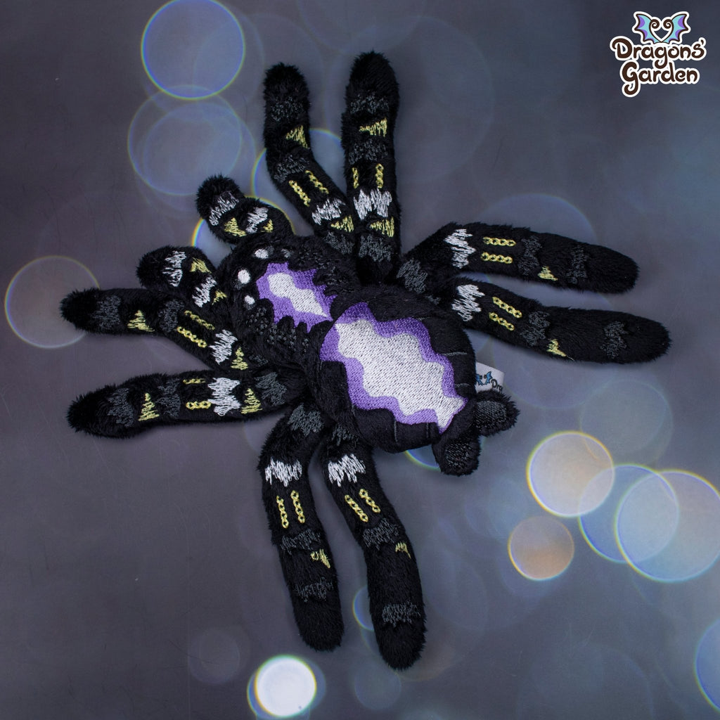 Tarantula Plush - Dragons' Garden - Black - Plushie