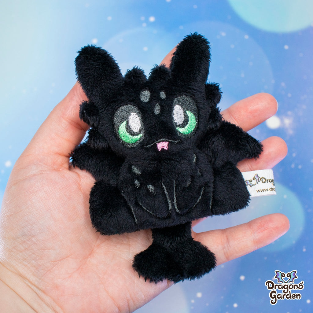 Toothless Dragon Plushie Blob - Dragons' Garden - Plushie Fan Art