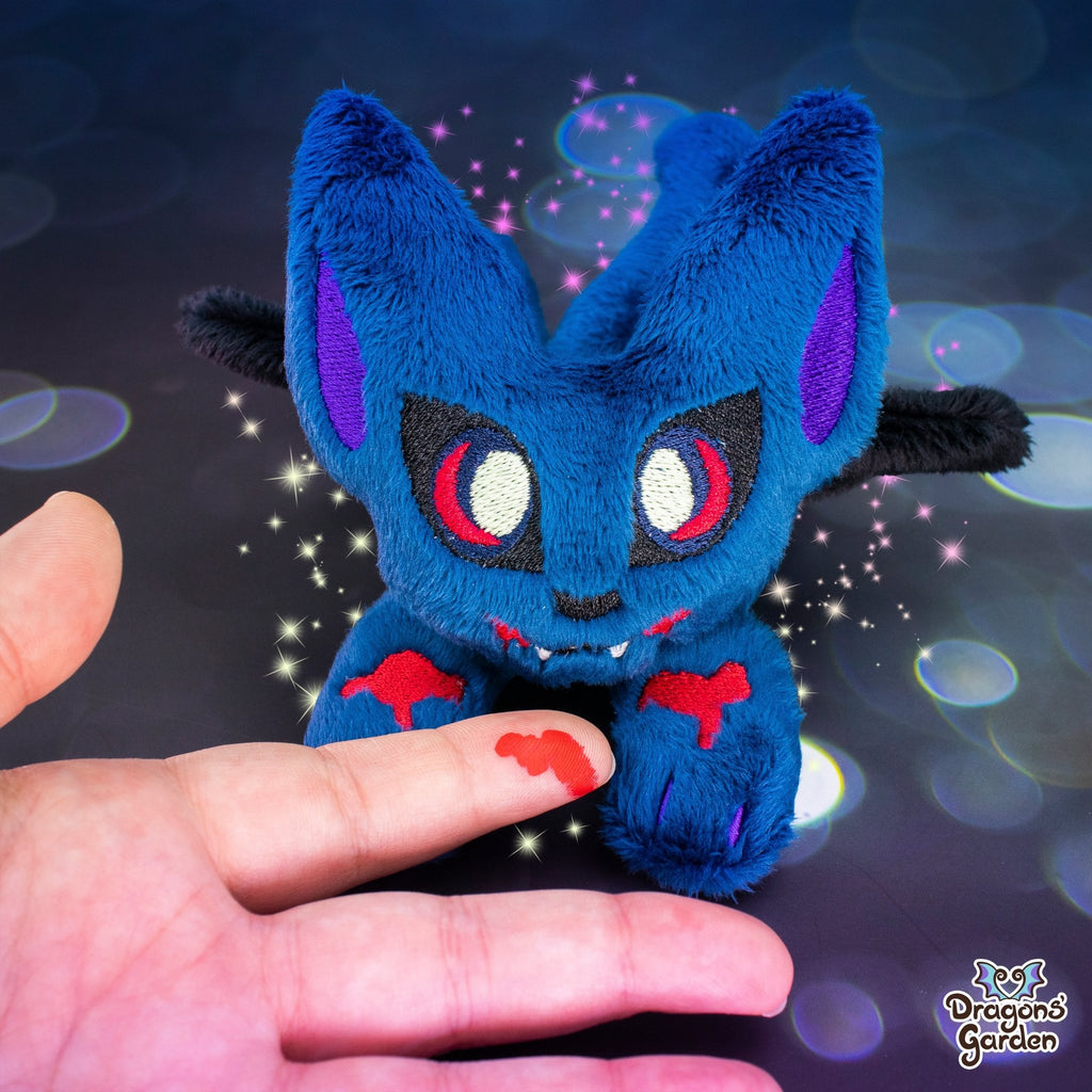 Vampire Halloween Cat Plushie - Dragons' Garden - Plushie