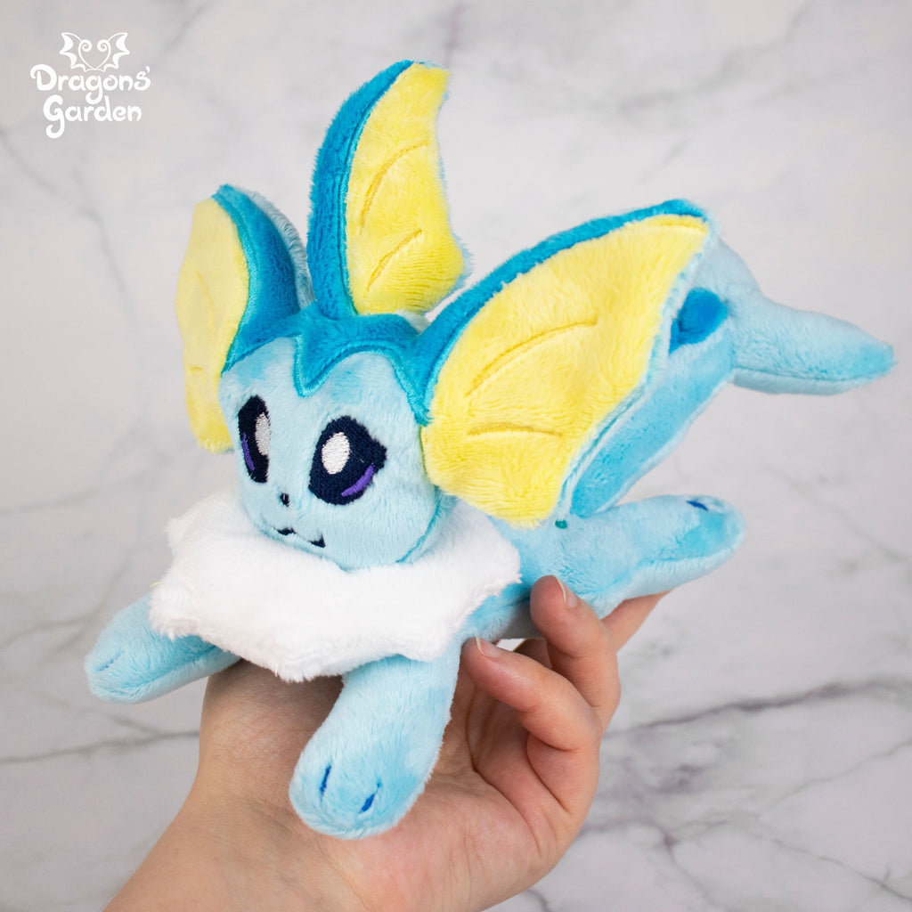 Vaporeon Plushie - Dragons' Garden - Plushie