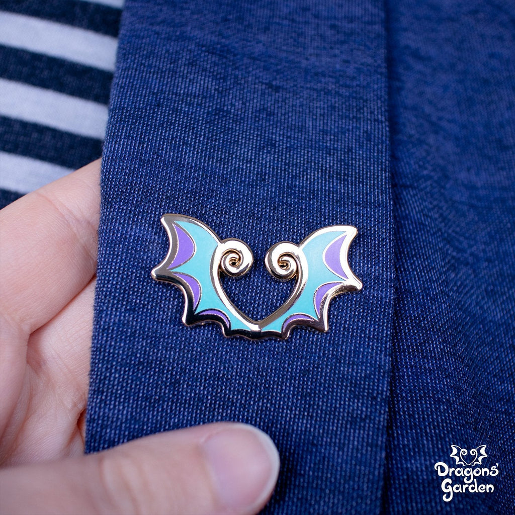 WHOLESALE Dragon Wings | Enamel Pin | Top Grade Lapel Badge - Dragons' Garden - Pin Pin