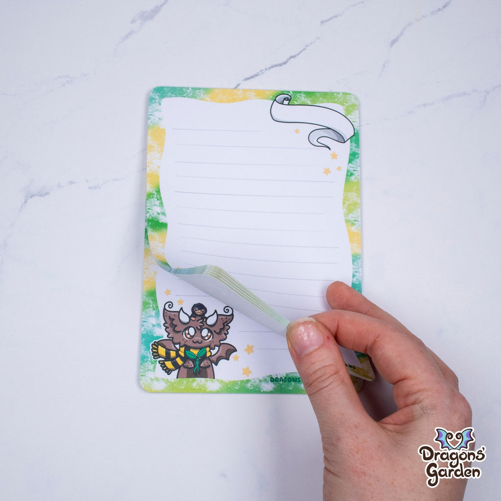 Dragon Notepad Green Magical Dragon Notepad | A6 Dragon Notepads– Dragons' Garden
