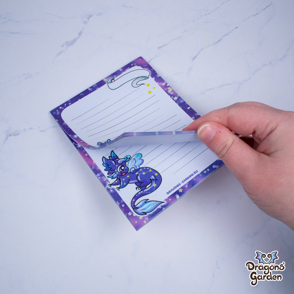 WHOLESALE Starry Dragon Notepad | A6 Dragon Notepads - Dragons' Garden - Notebooks & Notepads Notebook